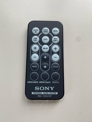 Radio despertador Sony