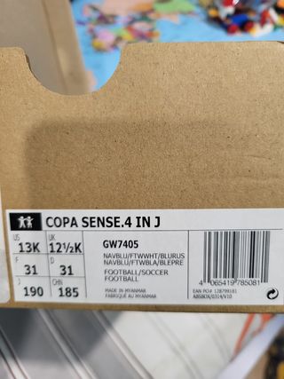 Botas de futbol niño Adidas Copa núm 31