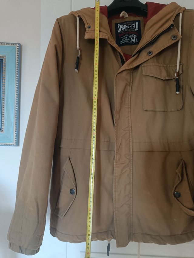 Chaquetón parka hombre