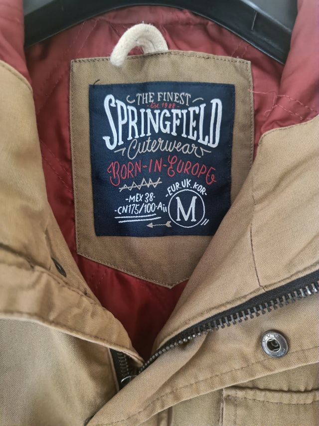 Chaquetón parka hombre