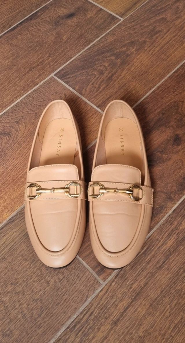 Mocassini donna con fibbia dorata N. 38