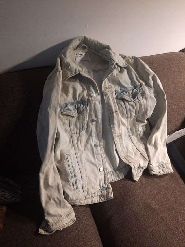 Giubbotto jeans celeste chiaro S