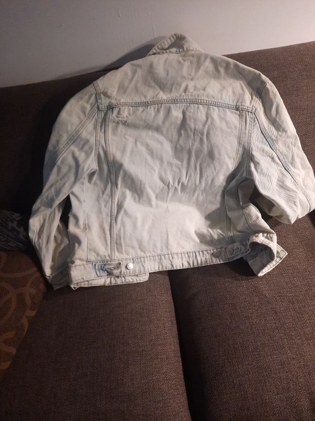 Giubbotto jeans celeste chiaro S