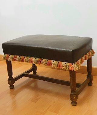 Butaca o banqueta vintage dormitorio