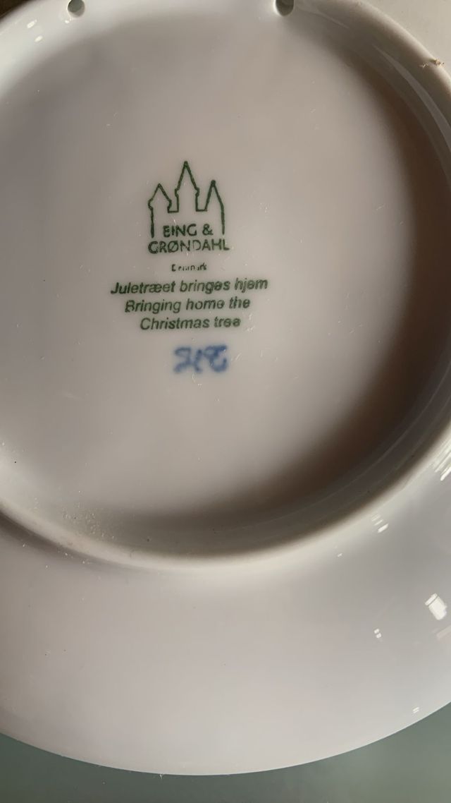 Bing & Grondahl B&G Piatto di Natale 2005