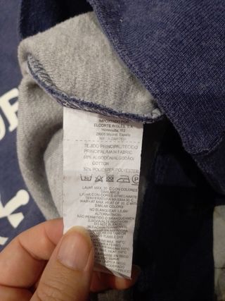 Sudadera cuello redondo 