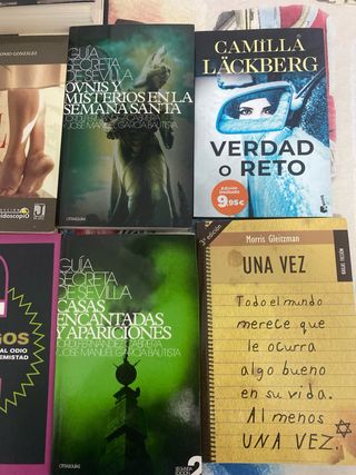 Lote libros todos juntos