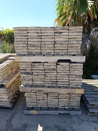 Ladrillo rustico de barro 300 uds