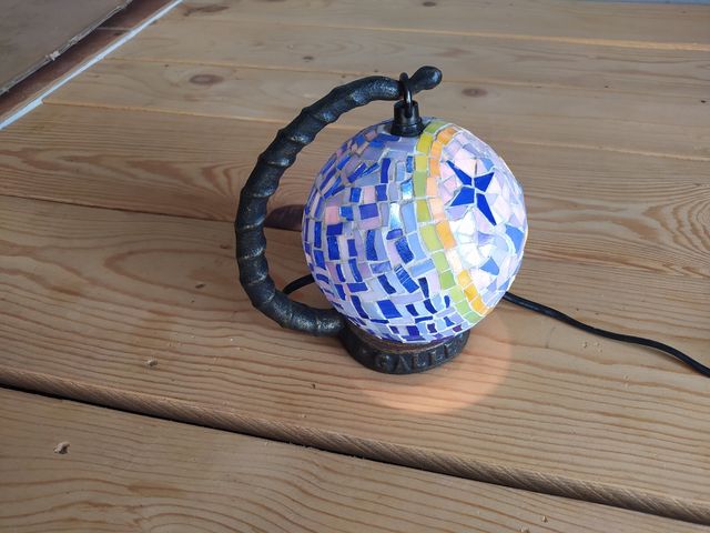 Lampara de mosaico
