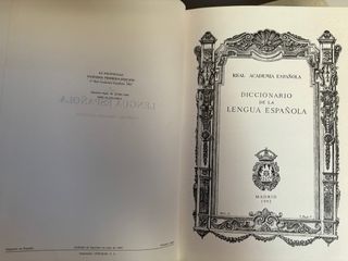 Diccionario de la lengua Española