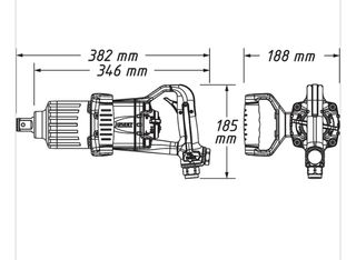 Pistola de impacto Hazet 3400Nm