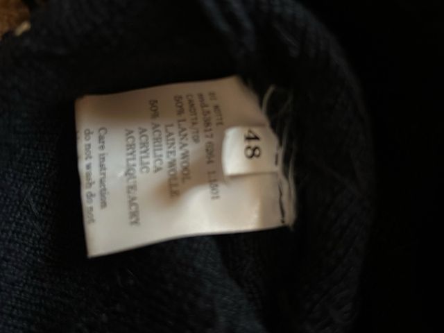 Mariella Burani Elegante top lana e pietrine