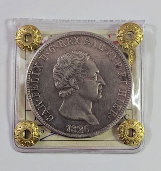 Carlo Felice 5 Lire 1826 Zecca :Torino