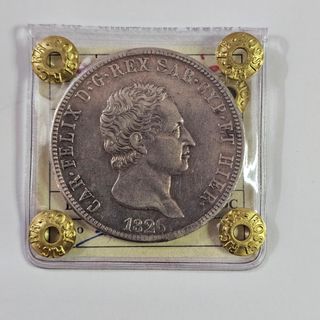 Carlo Felice 5 Lire 1826 Zecca :Torino