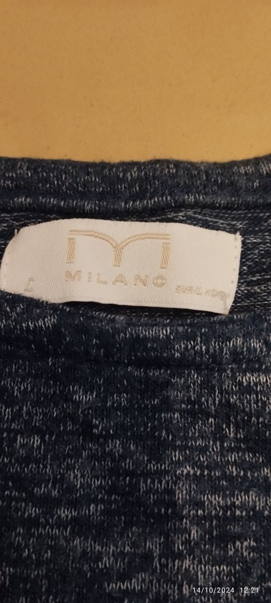 Suéter fino manga larga de milano