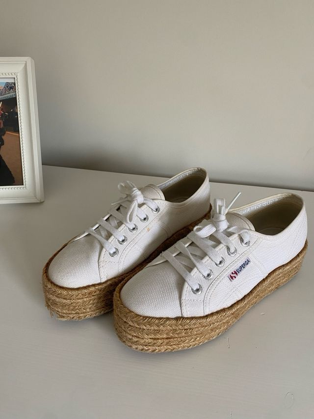 Superga plataforma esparto