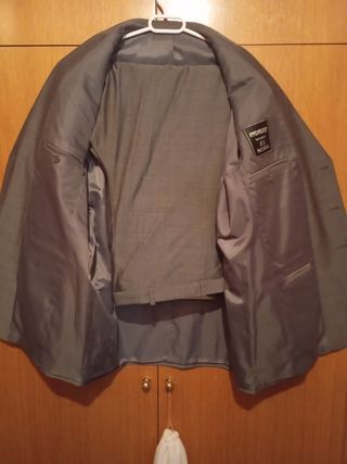 Traje hombre gris talla 56