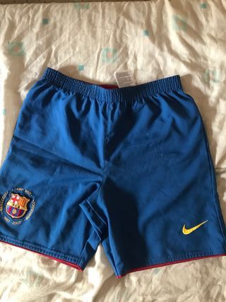 Pantalón corto nike barça 2007 talla XL de 8