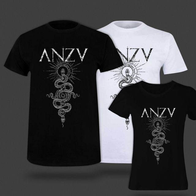 ANZV T-Shirt or Girlie in Black or White
