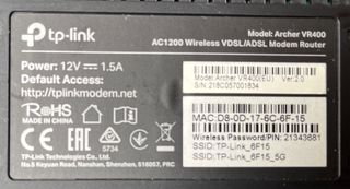 AC1200 Wireless VDSL/ADSL Modem Router