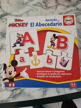 Juego abecedario Mickey 