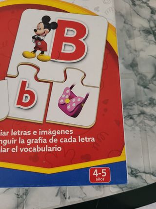 Juego abecedario Mickey 