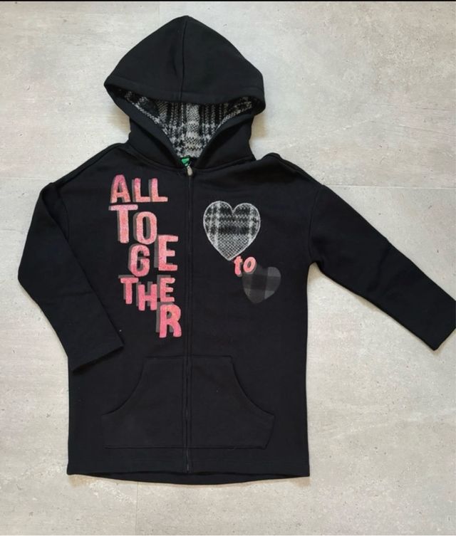 Sudadera Benetton T. 6-7 años