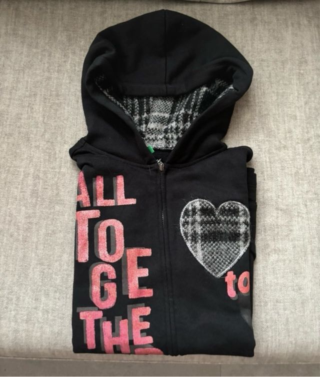 Sudadera Benetton T. 6-7 años