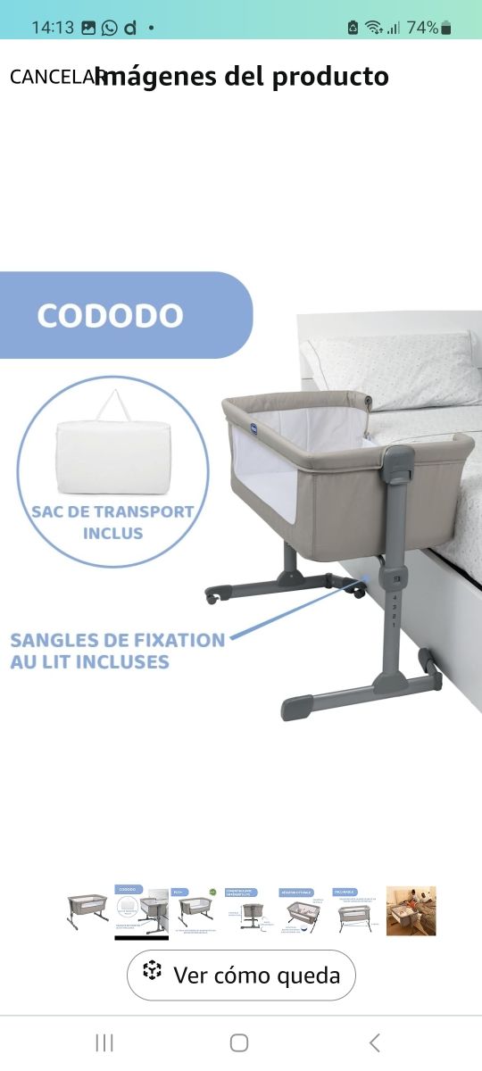 Minicuna colecho Chicco