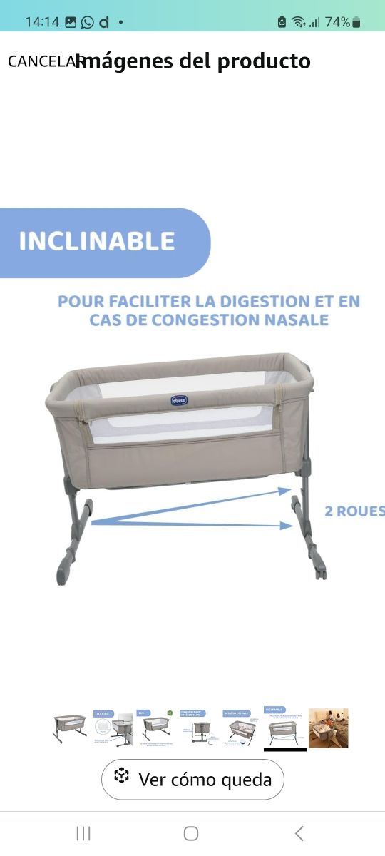 Minicuna colecho Chicco