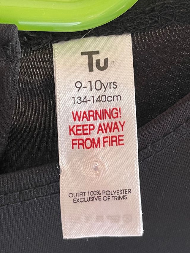 Disfraz esqueleto 9/10 años