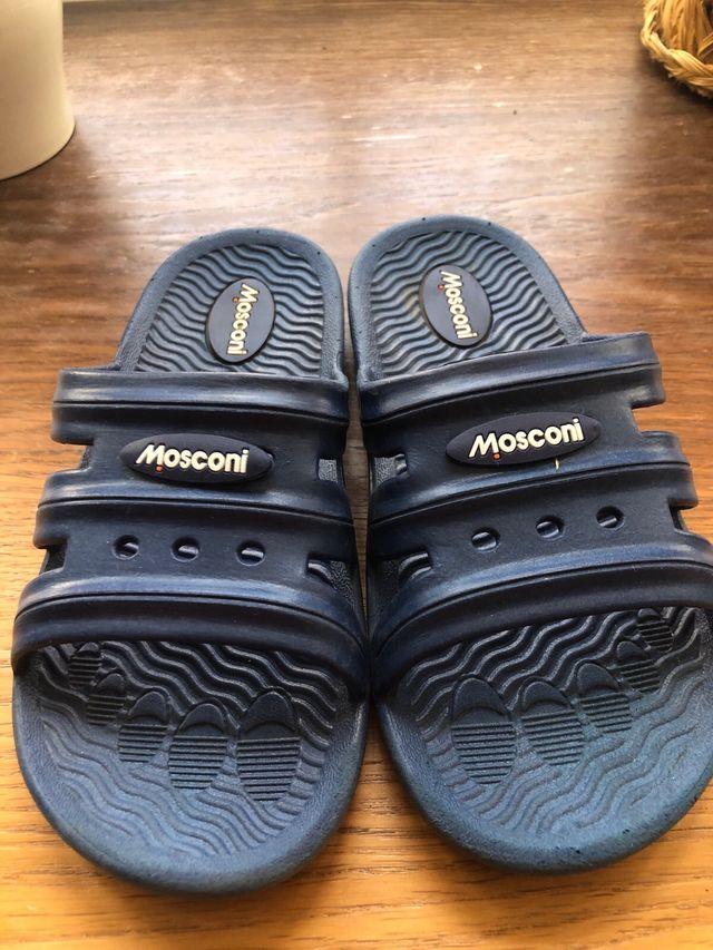 Chanclas piscina azules talla 34