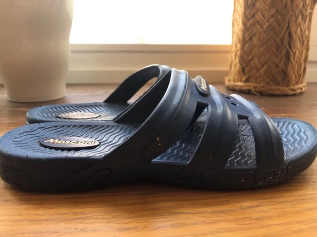 Chanclas piscina azules talla 34