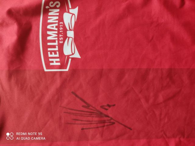 Camiseta firmada futbol 7 Álvaro Morata