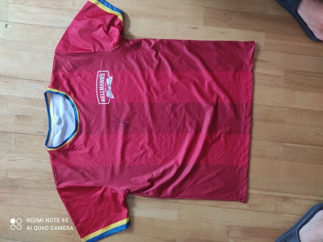 Camiseta firmada futbol 7 Álvaro Morata