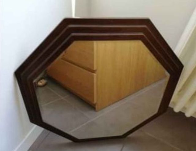 Specchio ottagonale VINTAGE - Non Spedisco!
