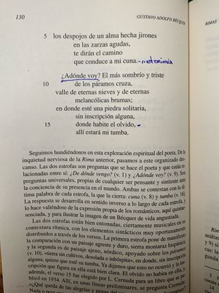 Libro rimas y leyendas Gustavo Adolfo Bécquer