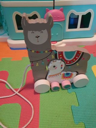 Llama mamá y llama bebe puzzle bebee
