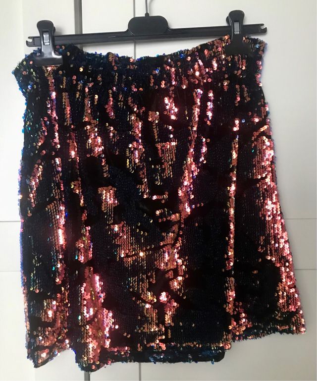Falda lentejuelas Zara a estrenar L