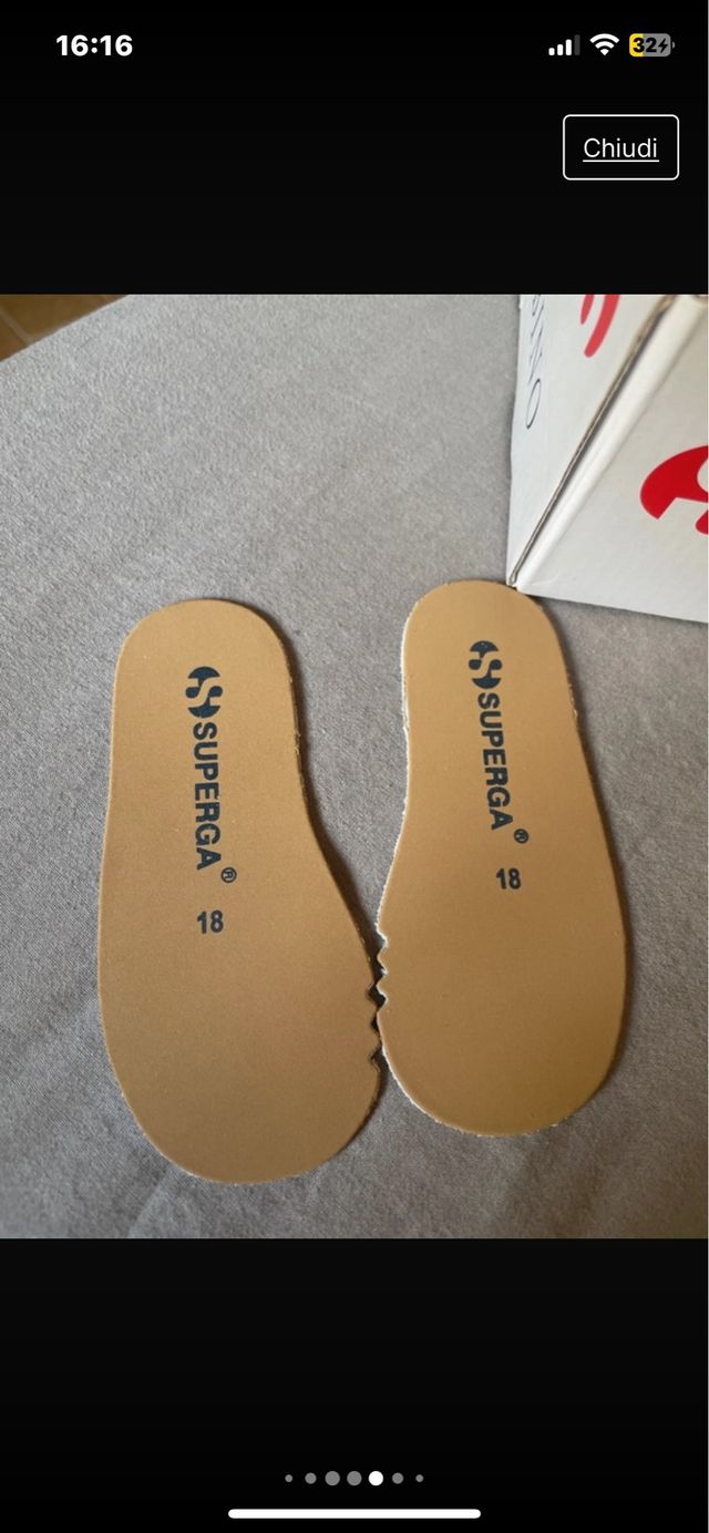 Scarpette sportive neonato superga