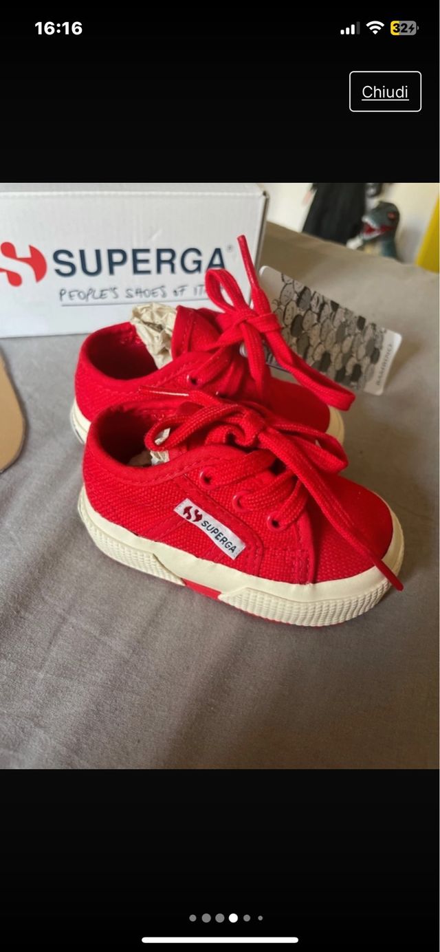 Scarpette sportive neonato superga