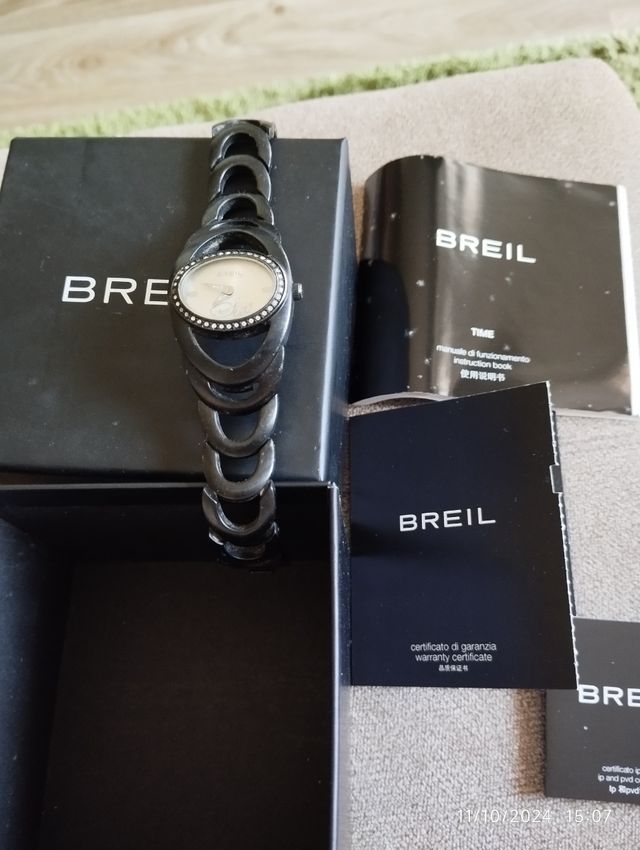 Orologio Breil nero acciaio donna