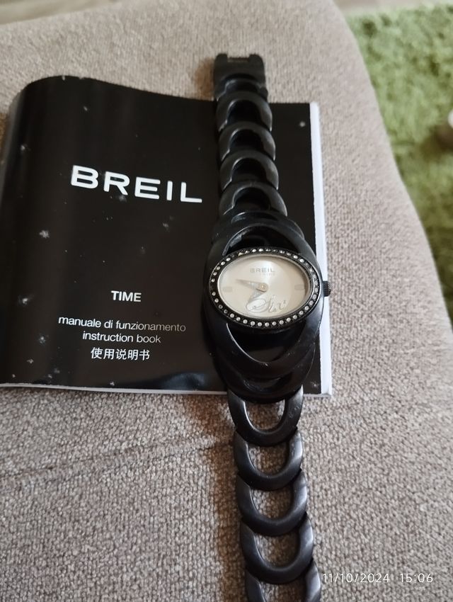 Orologio Breil nero acciaio donna