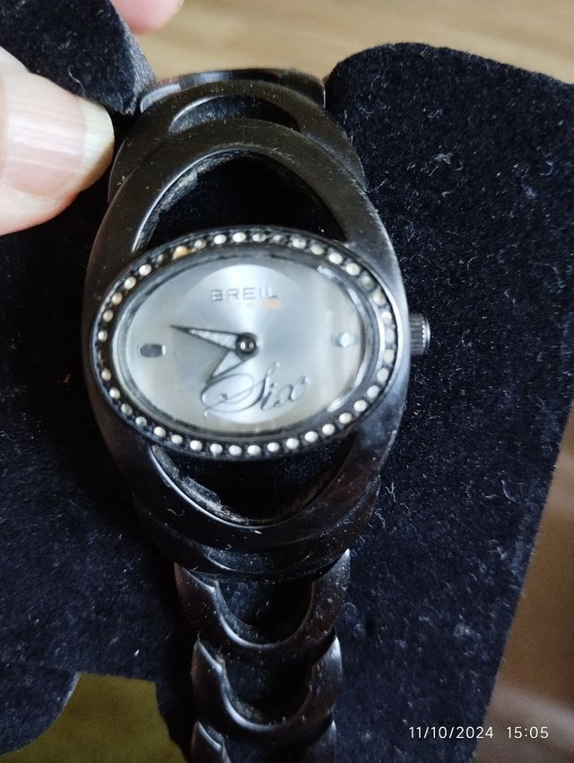 Orologio Breil nero acciaio donna