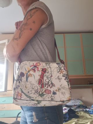 Borsa simil pelle fantasia