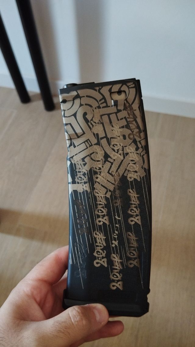 Cargadores Personalizados Airsoft – Polímero Negro