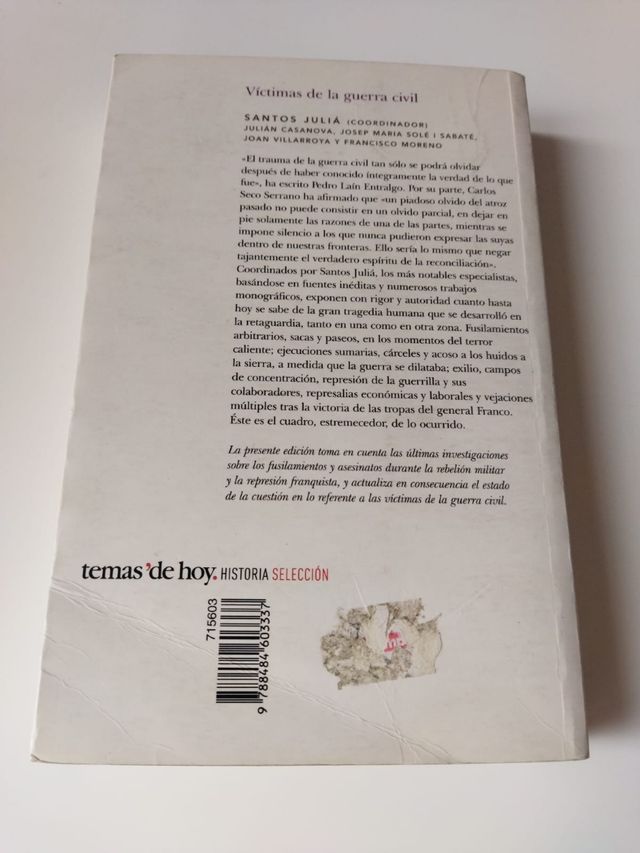 Víctimas de la guerra civil