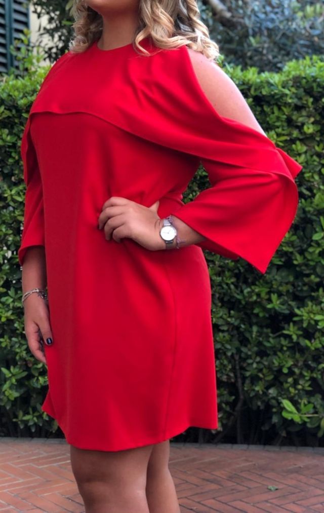 Abito donna rosso per occasioni speciali