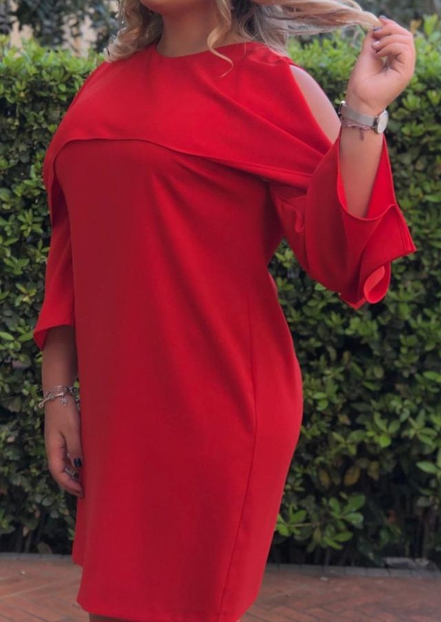 Abito donna rosso per occasioni speciali