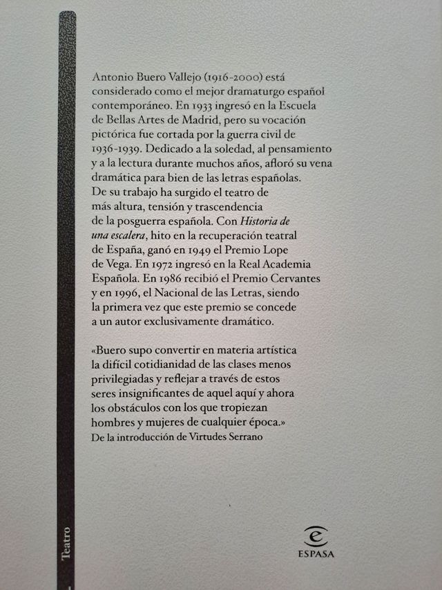 Libro Antonio Buero Vallejo